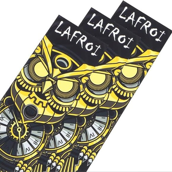 LAFROI 3 pack Cooling Quick Dry Sports Towel Time Manager Owl Art 39"x11" NWT - Picture 4 of 4